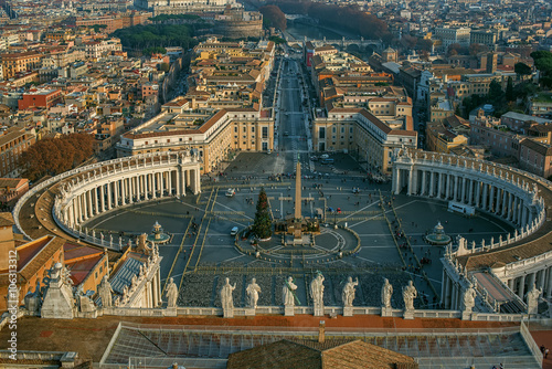 Vatican City and Rome, Italy. St. Peter's Square