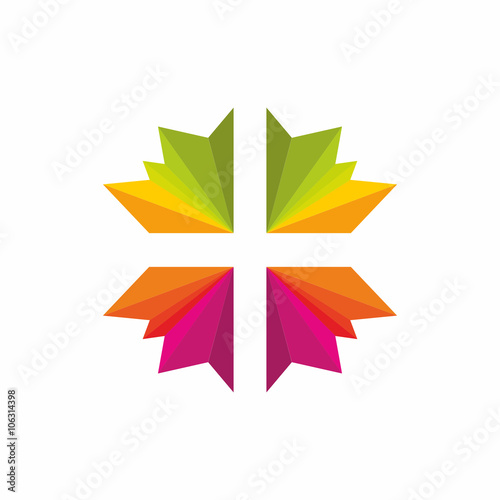 Church logo. Christian symbols. Cross.