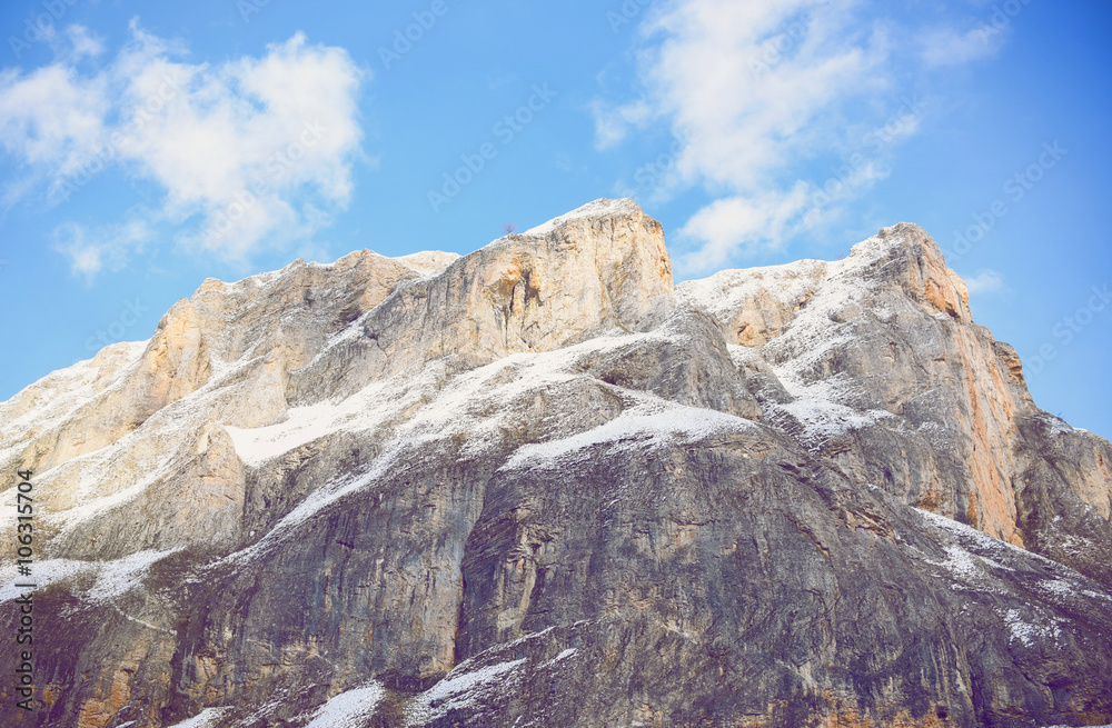 Mountain landscape shot