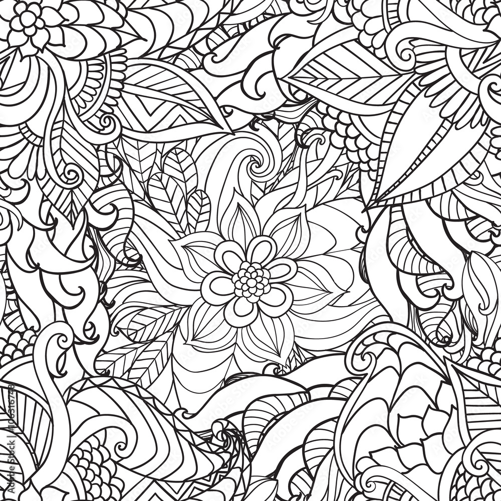 Coloring for adults. Ethnic statue, sculpture,doll with patterns. Print on t-shirt , tattoo.doodle, zentagl, style.