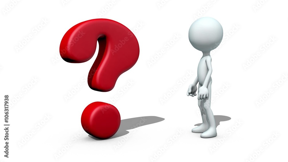3D white dummy question 01 