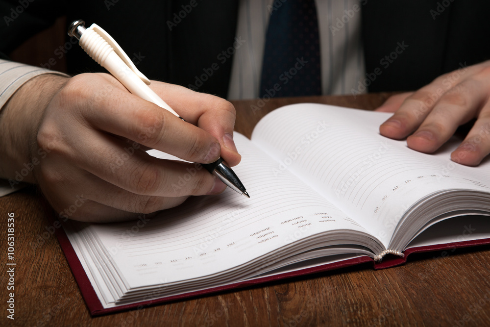 man running with diaries man running with diaries