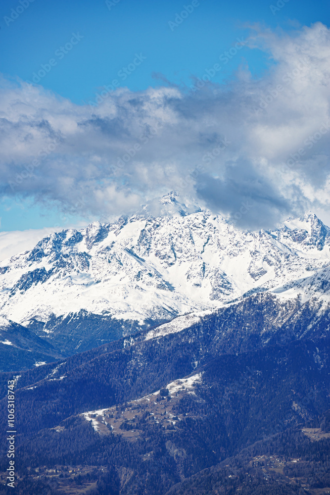 Alpine Alps mountain landscape