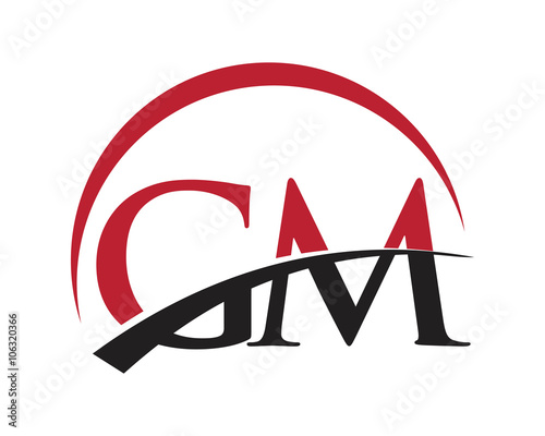 GM red letter logo swoosh