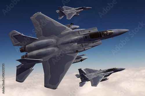 F-15C Eagle 3D rendering