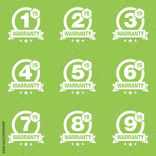 Warranty Seal Round Badge