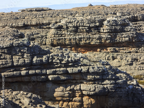 Landscape of Wolfberg Cracks in Cederberg nature reserve, South photo