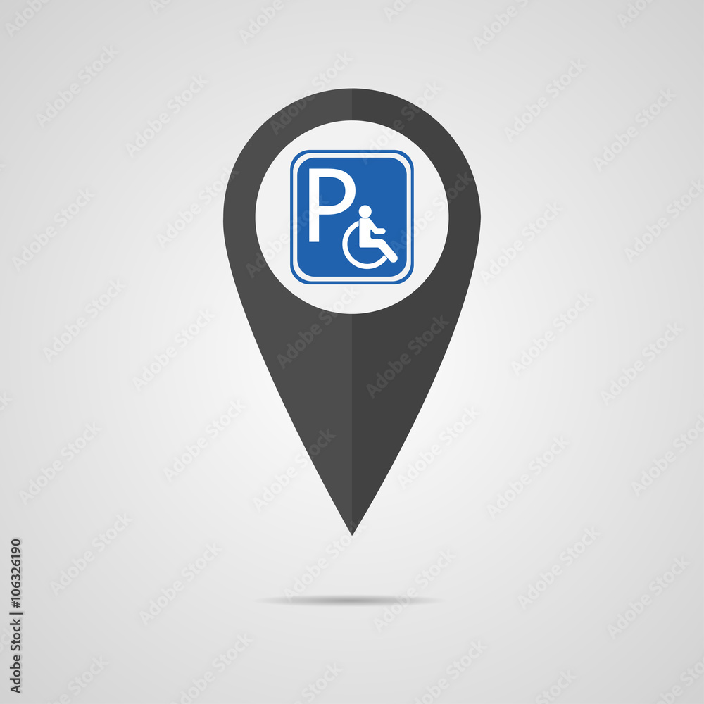 Pointer disabled parking Pointer disabled parking