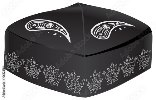 National Asian Countries headdress - skullcap