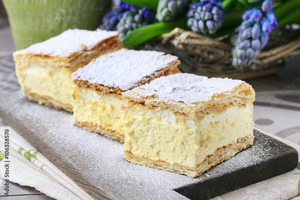 A Polish cream pie A Polish cream pie