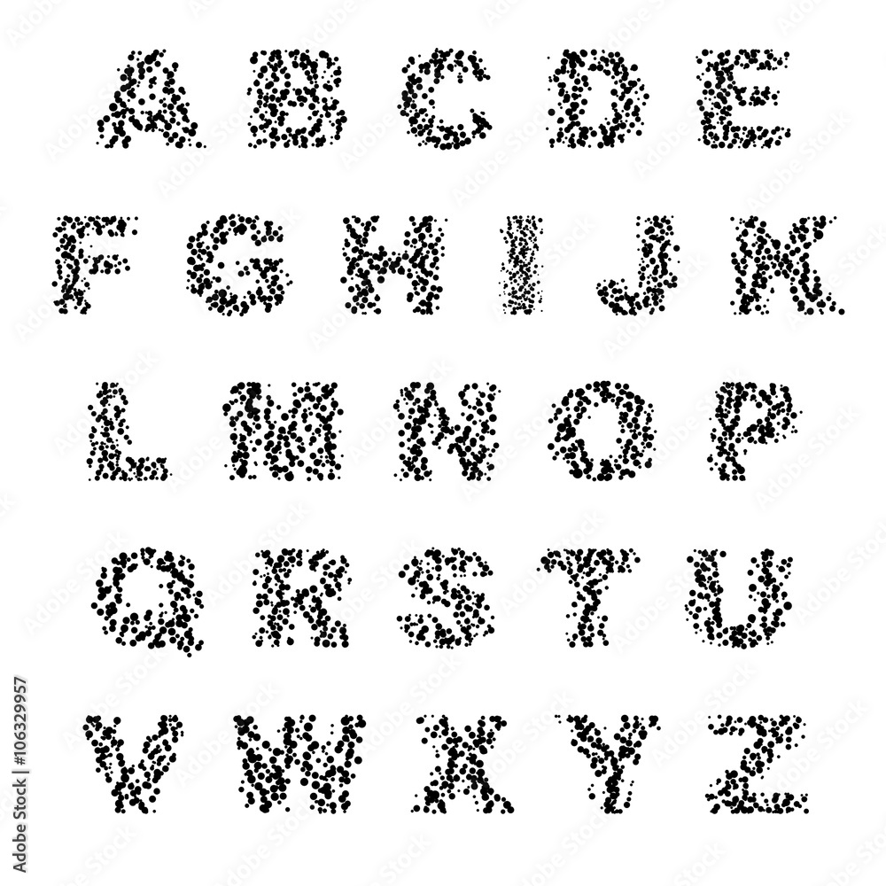Vector Alphabet Set Vector Alphabet Set