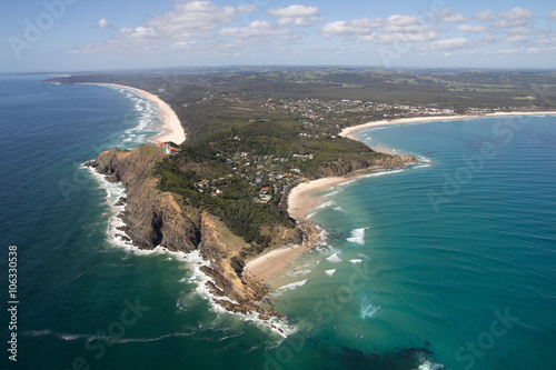 Byron Bay from the sky
