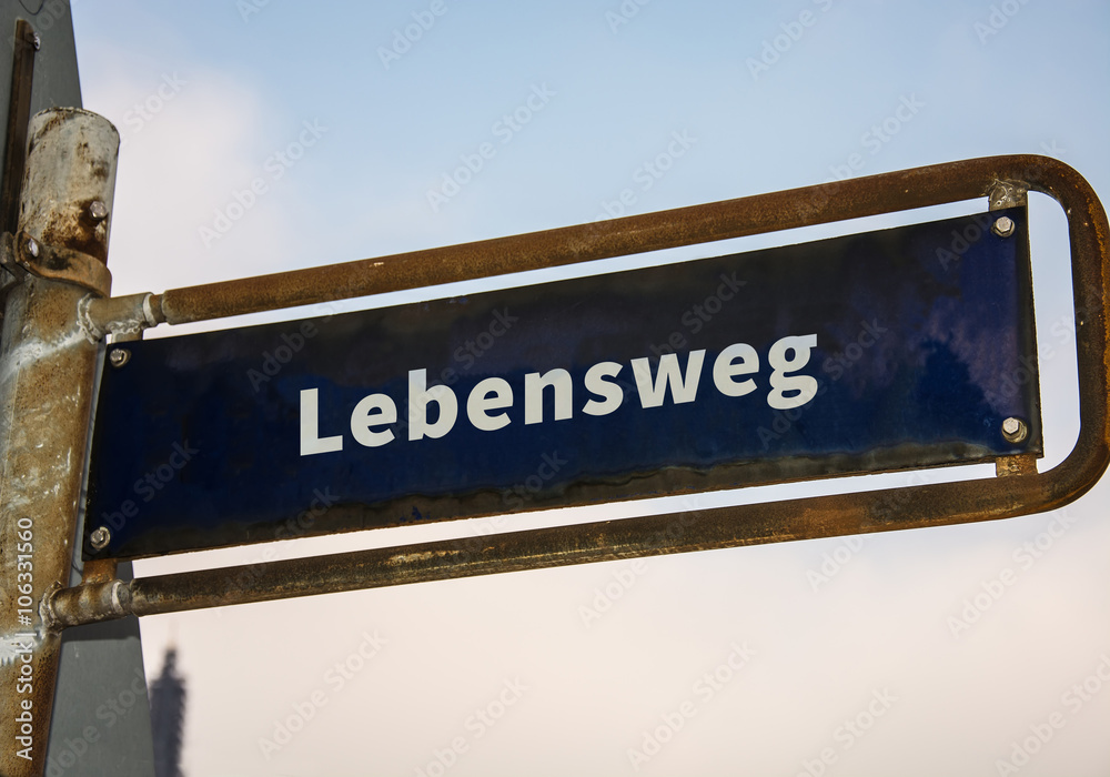 Schild 47 - Lebensweg