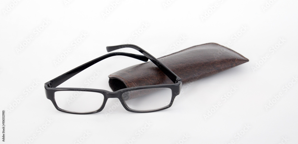 fashion eyeglasses on a white backfround fashion eyeglasses on a white backfround