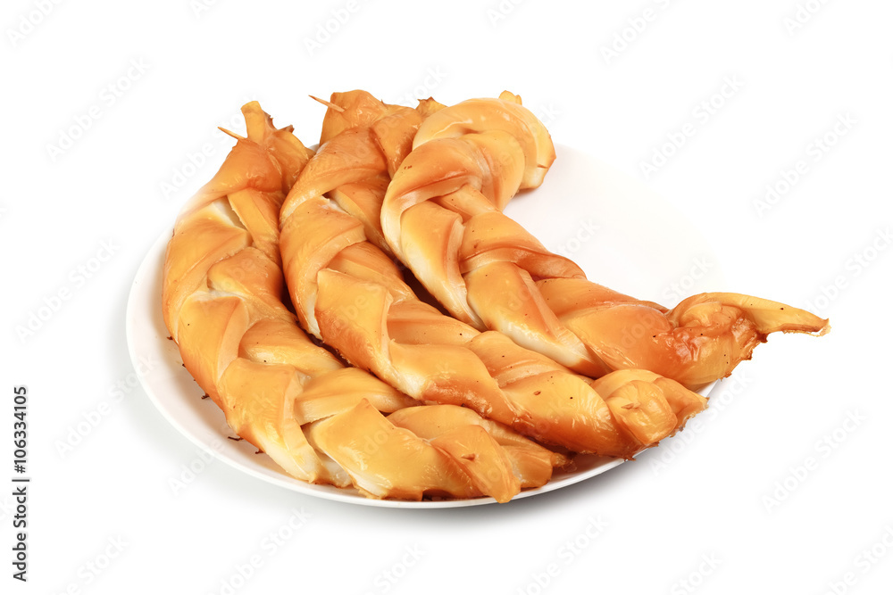Smoked squid pigtail Smoked squid pigtail