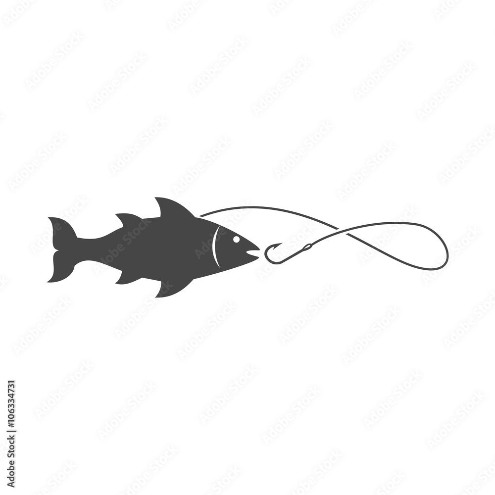 Obraz premium Fishing icon