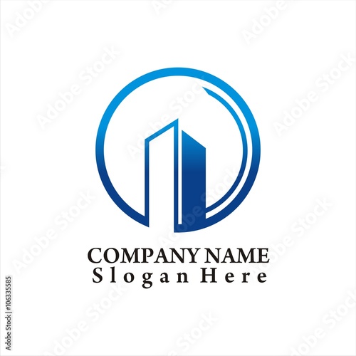 contractor architecture building logo