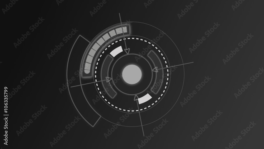 abstract designed sci fi futuristic heads up display with nice lighting abstract designed sci fi futuristic heads up display with nice lighting