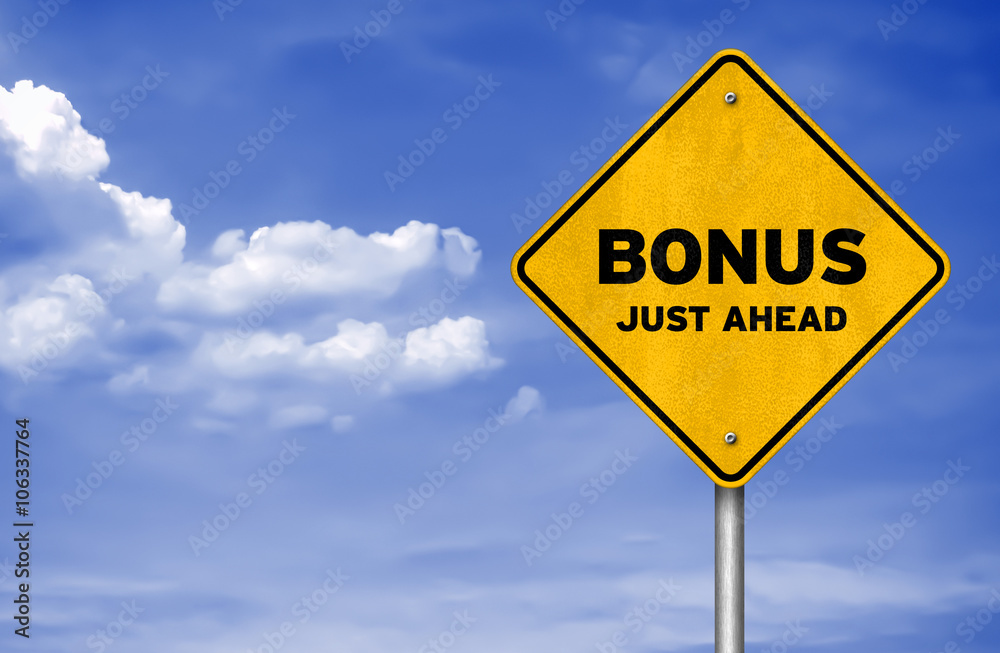 Bonus just ahead Bonus just ahead