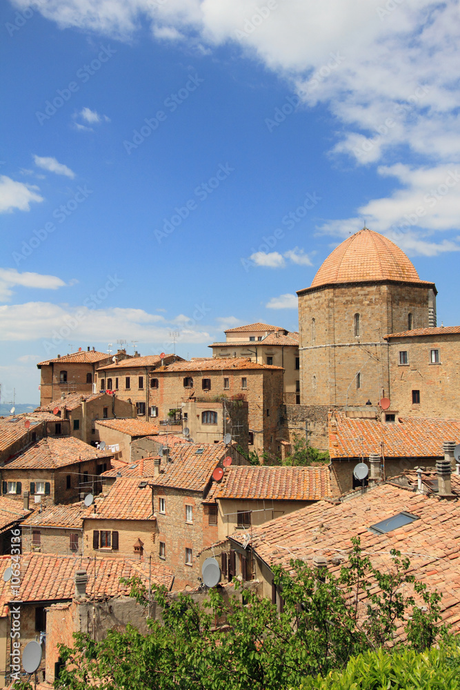 medieval village of Volterra in Tuscany, Italy