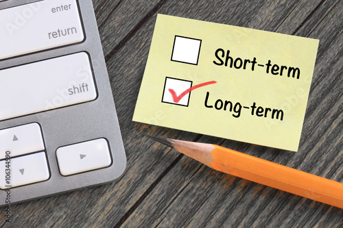 choice of long term decision versus short term
