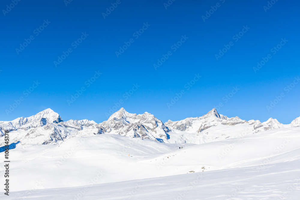 Pennine Alps on the Italian-Swiss border