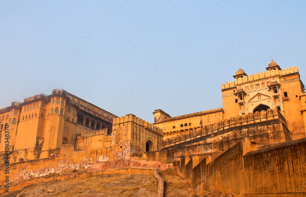 дворец-крепость в Индии