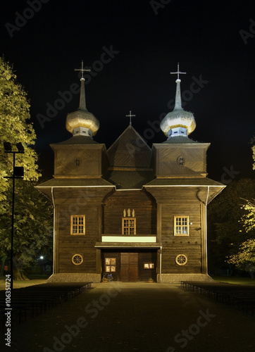 Parish church of Annunciation of Blessed Virgin Mary in Tomaszow Lubelski. Poland