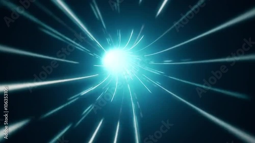 Blue wormhole tunnel through abstract data, and time and space.
 
Travel through this blue science fiction wormhole tunnel at warp speed!
