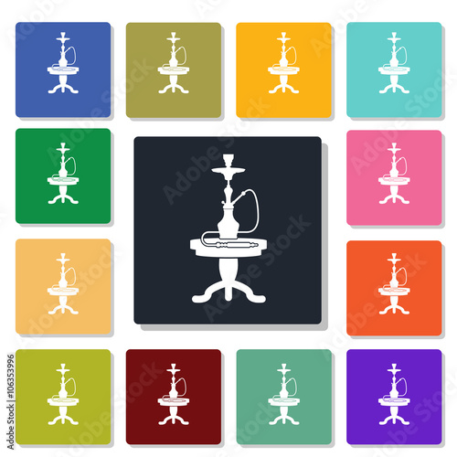 shisha and table icon