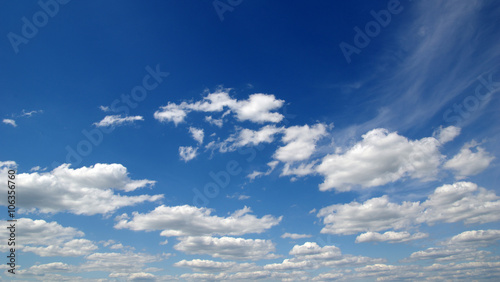 background of blue sky