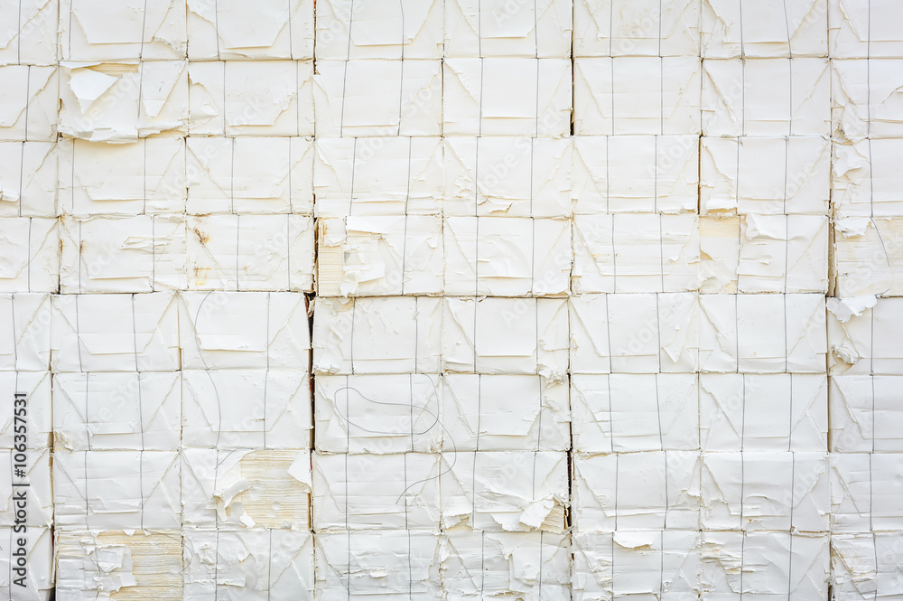 Naklejka premium Bele celulozy