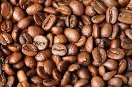 Coffee beans background