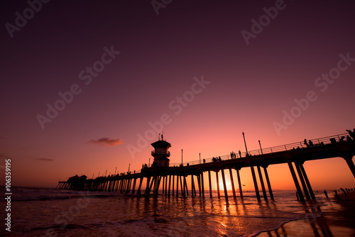 An evening in Huntington Beach  CA