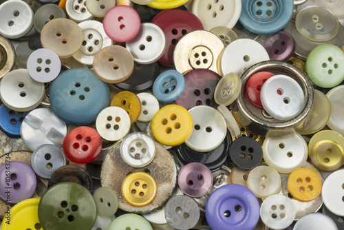 Colourful round buttons