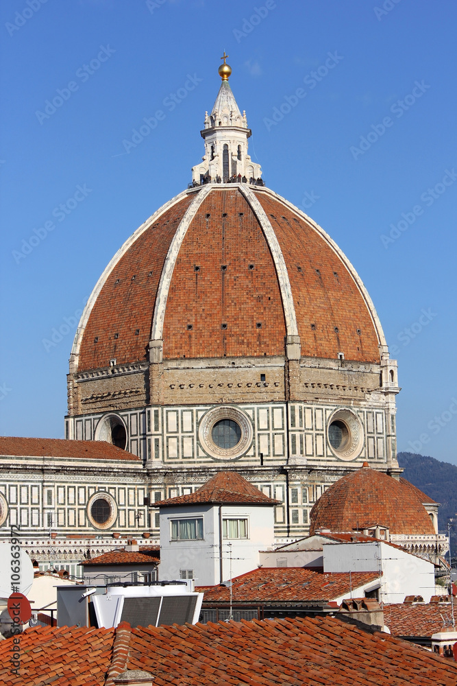 dome of cathedral Santa Maria del Fiore (Duomo), Florence