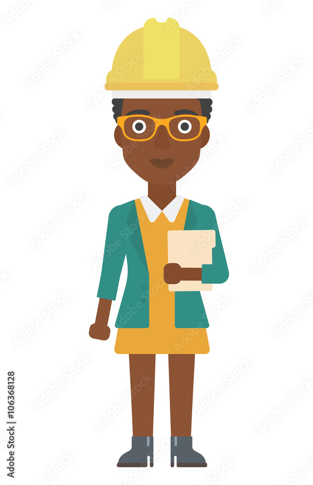 Woman holding tablet. Woman holding tablet.