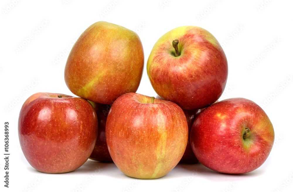 Red apple isolated on white background Red apple isolated on white background