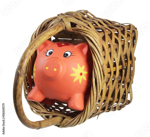 PiggyBank in Basket
