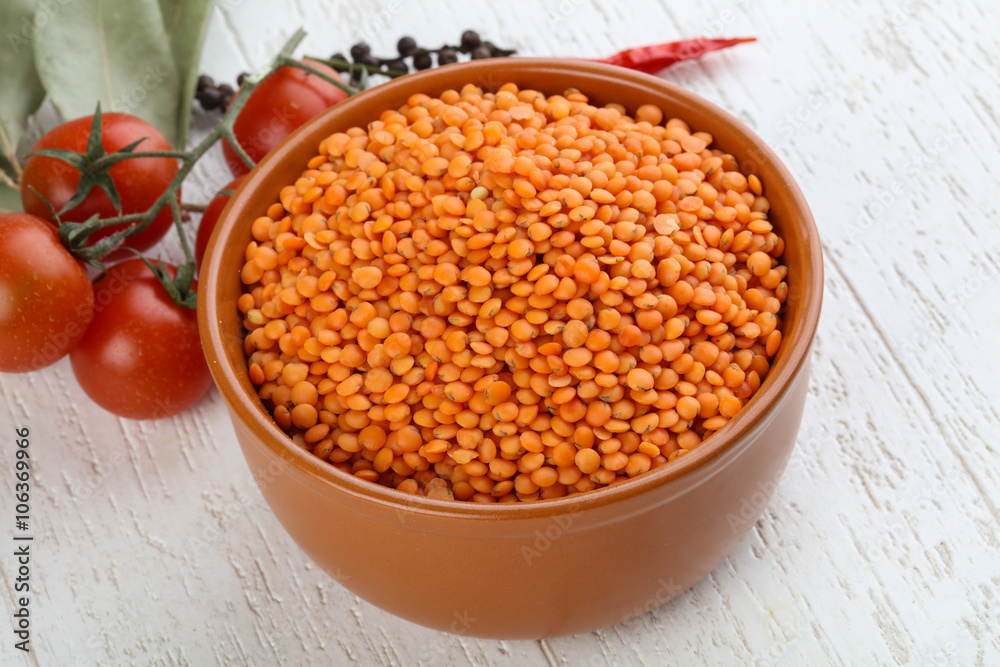 Red lentils Red lentils