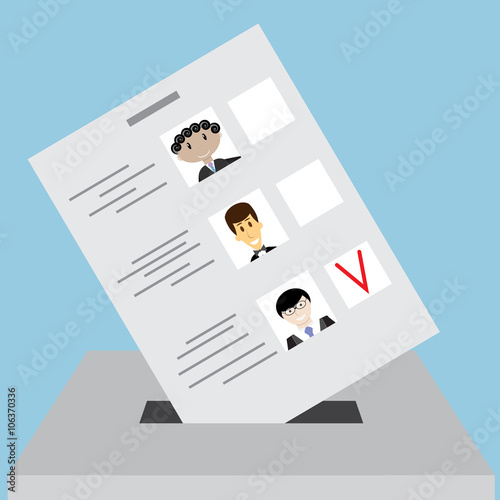 Bulletin box for votes