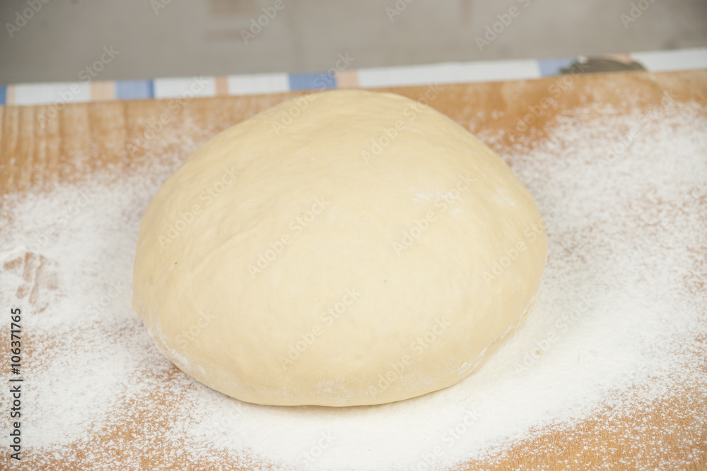 Ball of pizza dough Ball of pizza dough