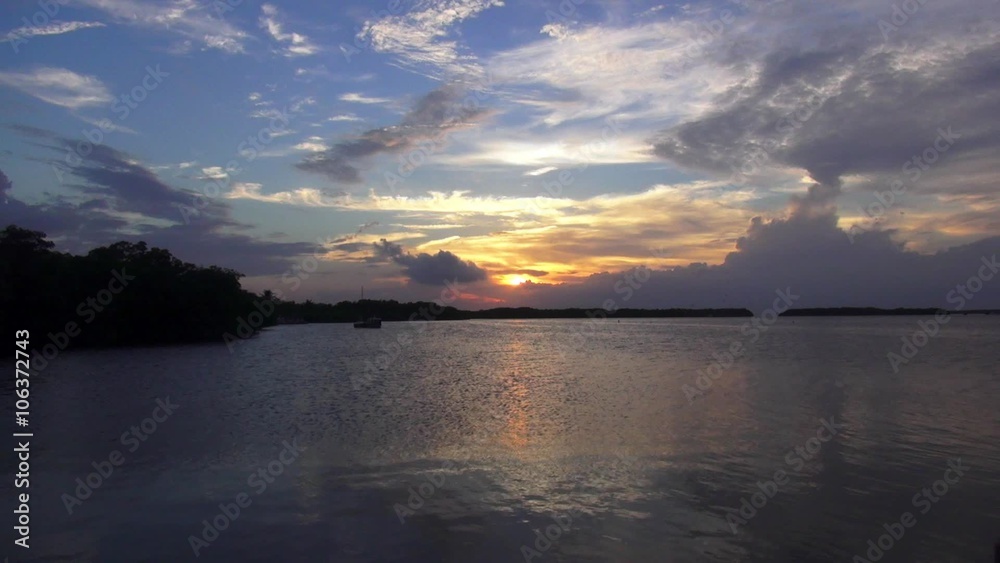 Wonderful sunset in Islamorada