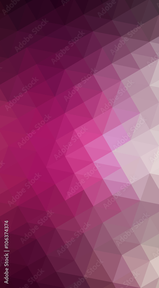 Dark pink polygonal design illustration, which consist of triang Dark pink polygonal design illustration, which consist of triang