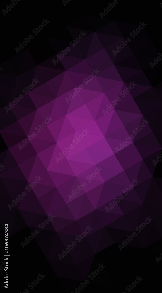 Dark pink polygonal design illustration, which consist of triang Dark pink polygonal design illustration, which consist of triang