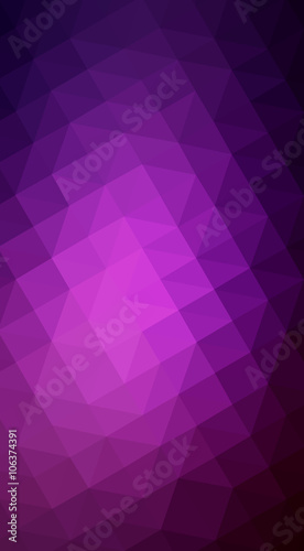 Dark pink polygonal design illustration, which consist of triang