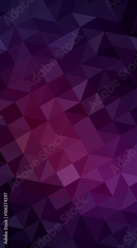 Dark pink polygonal design illustration, which consist of triang