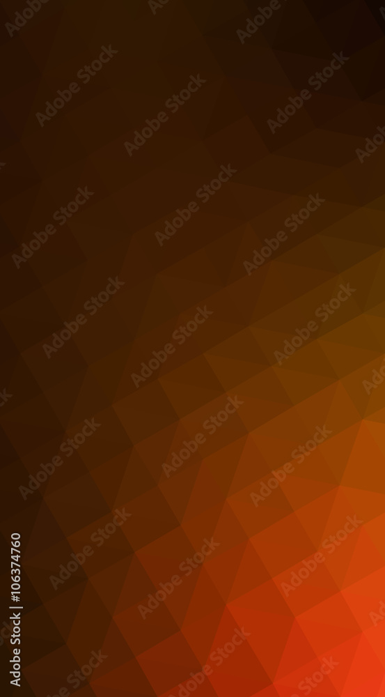 Obraz premium Dark red polygonal design illustration, which consist of triangl