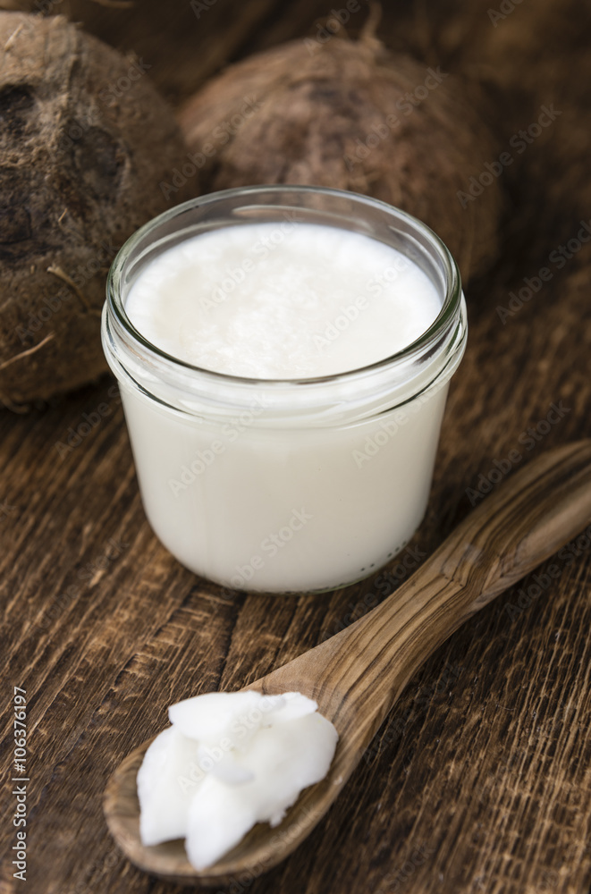 Portion of Coconut Oil Portion of Coconut Oil