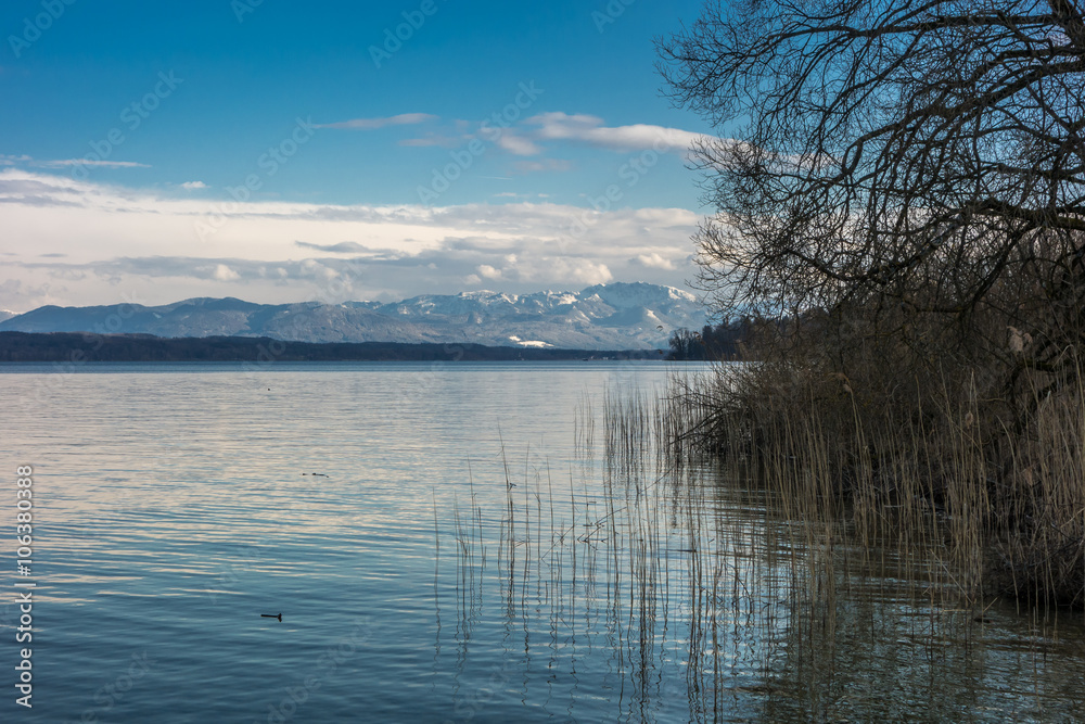 Alpenpanorama am Starnberger See Alpenpanorama am Starnberger See